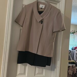 Cute Tan Black Set business outfit